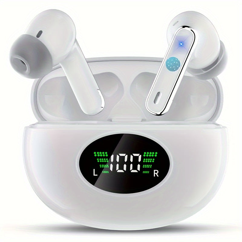 Wireless Earbuds In-Ear With Noise Cancelling Mic