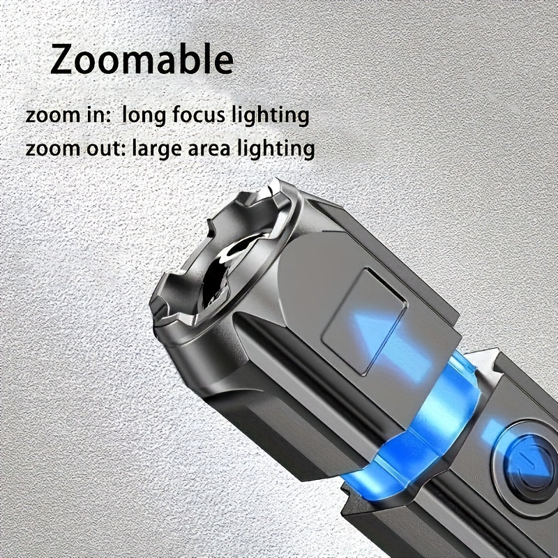 Strong Light Zoom Flashlight