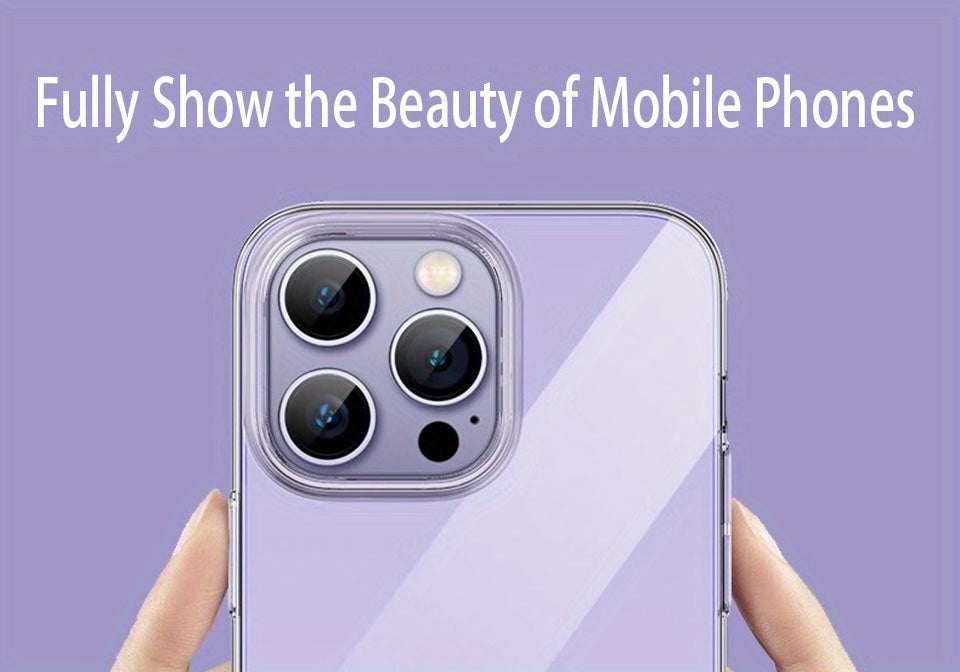 Transparent Phone Case For iPhone 15 11 12 13 14 Pro Max Soft TPU Silicone