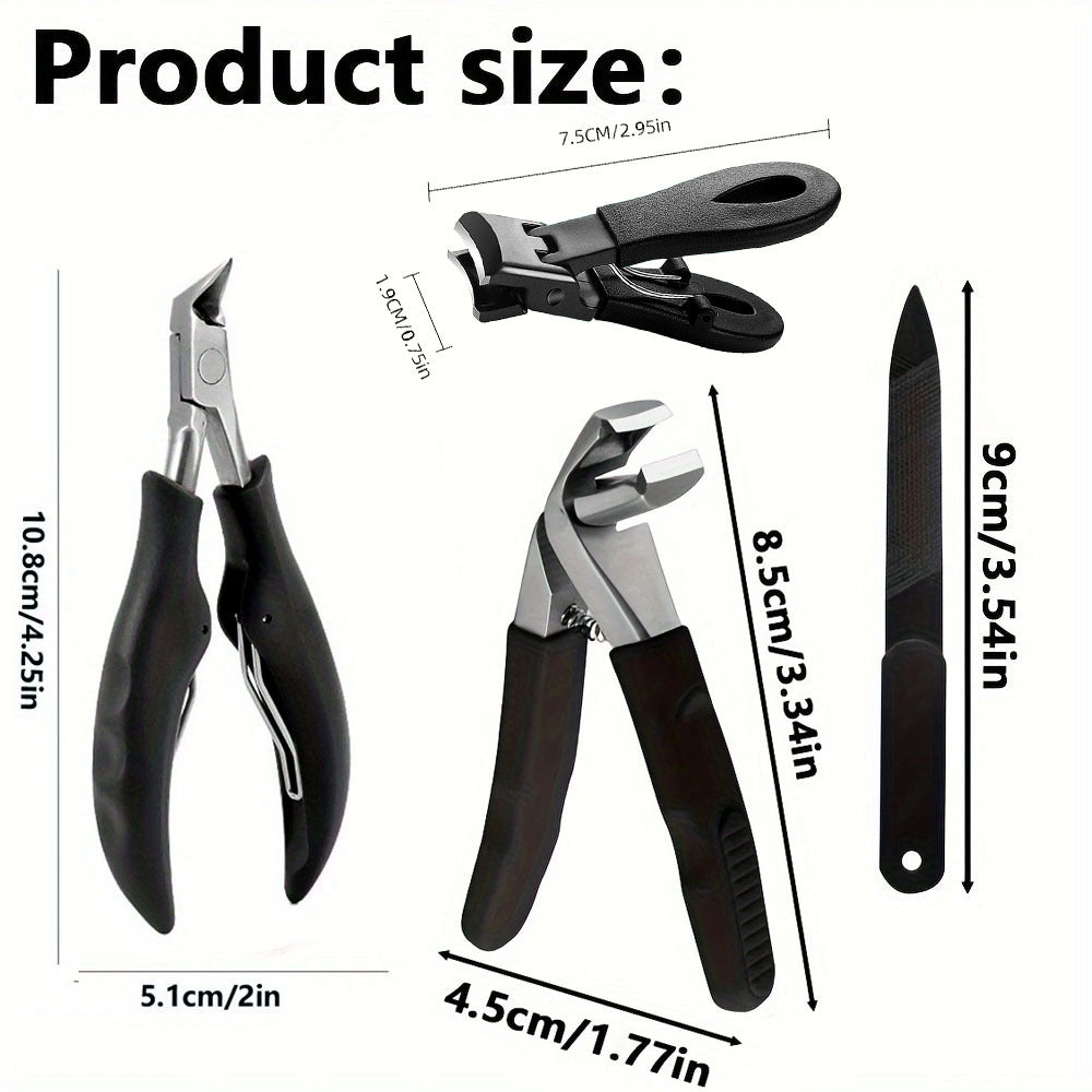 4-Piece Nail Clippers Set