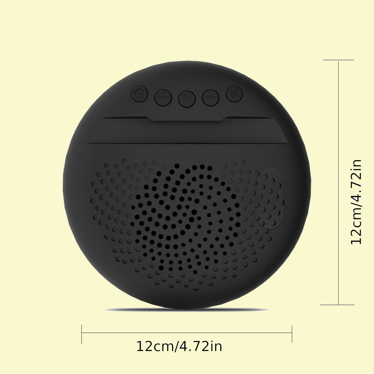 Portable Wireless Speaker, Multifunctional TWS Speaker Can Be Used As Phone Holder, With Two Slot Pen Holder, BT 5.3