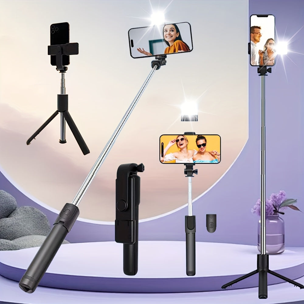 Universal 360° Rotatable Selfie Stick with Tripod Stand