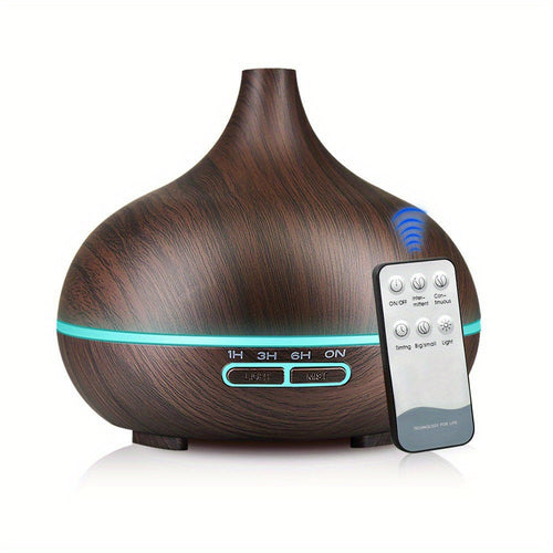 USB-Powered 18.6Oz Essential Oil Diffuser with Remote Control