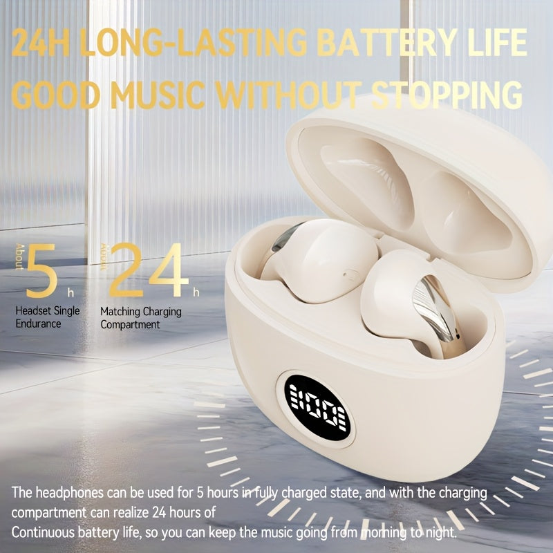 Wireless Earbuds with LED Power Display Case