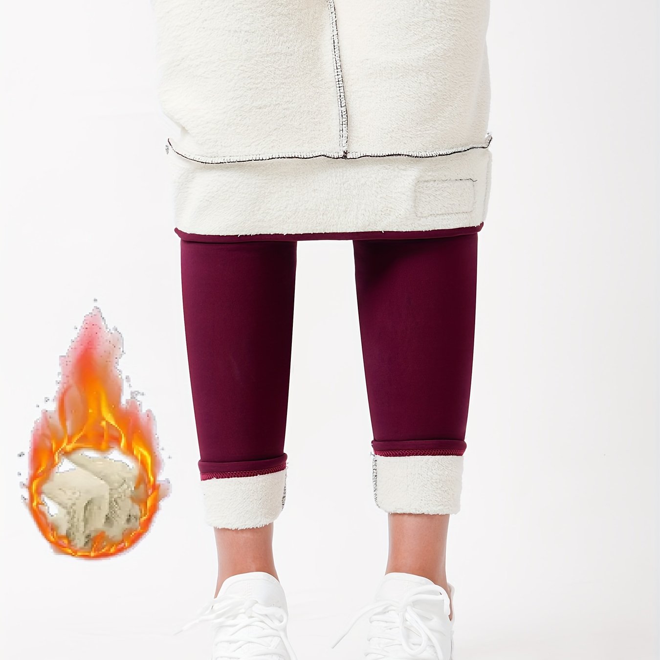 Women's Fleece-Lined Thick Winter Leggings