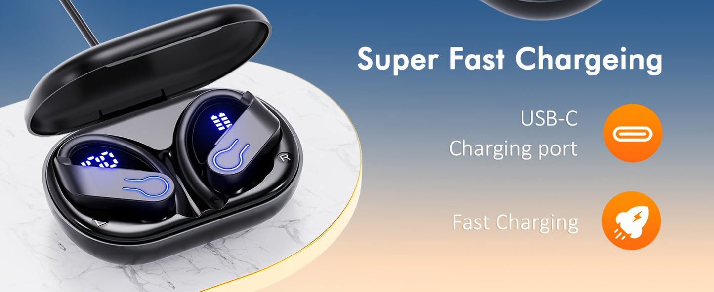 Sweat-Resistant Wireless Earbuds
