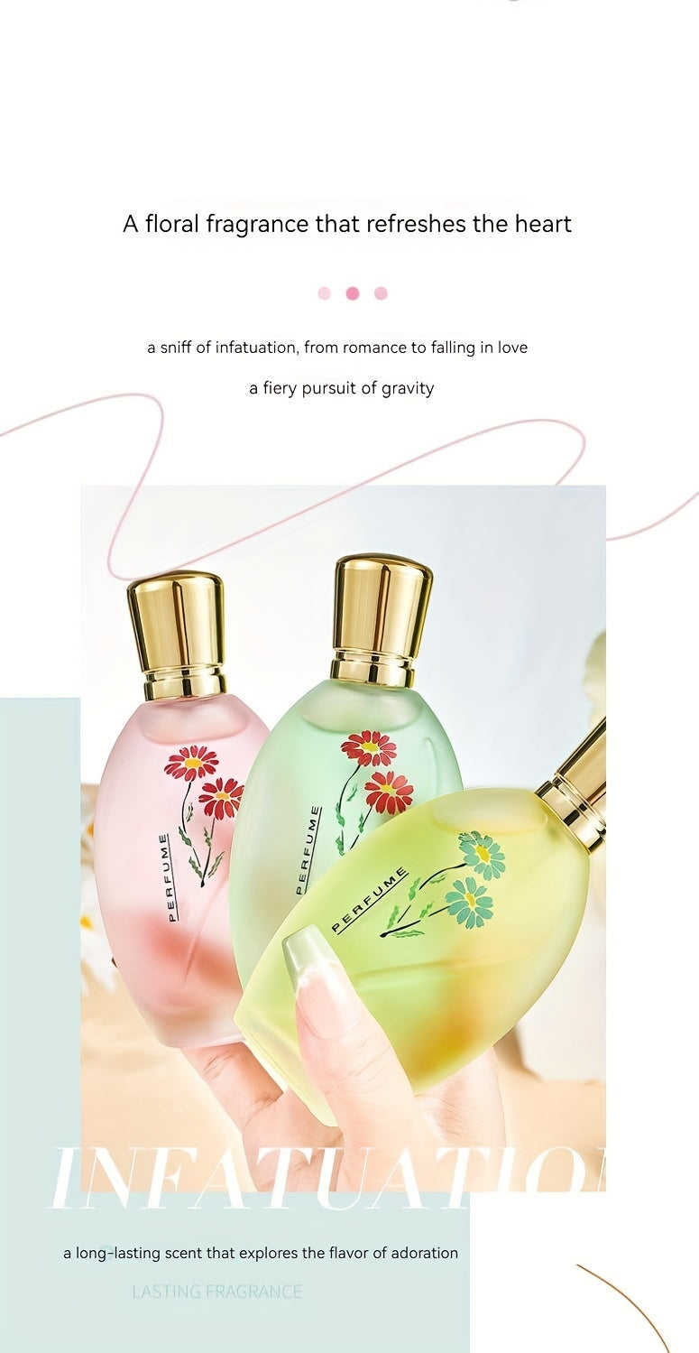 Floral Perfume Fragrance, Eau De Toilette Spray For Women