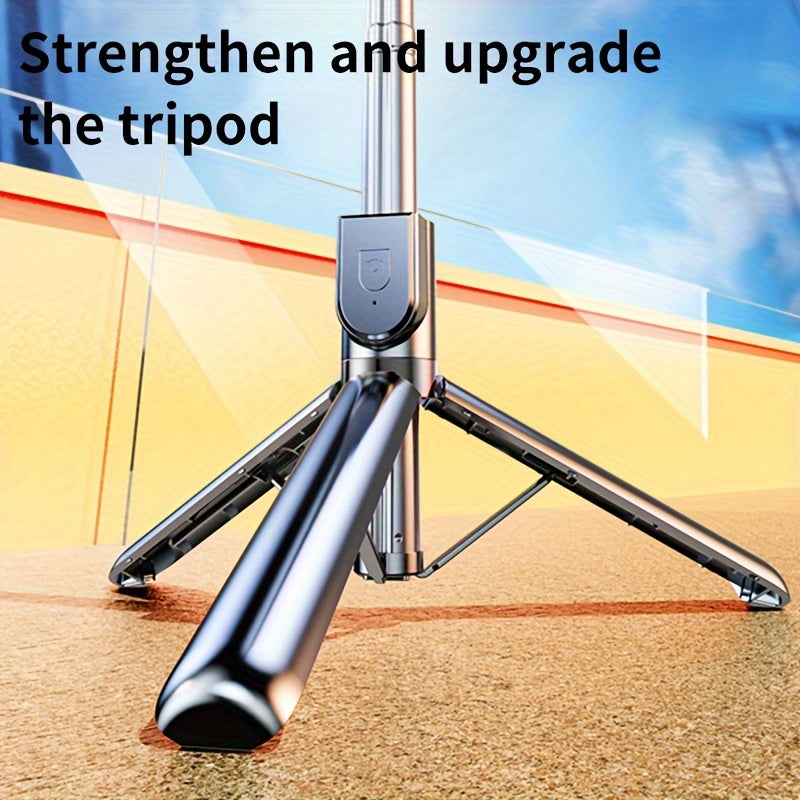 Capture Perfect Selfies Anywhere: Extendable Tripod Stand With Wireless Remote For IPhone