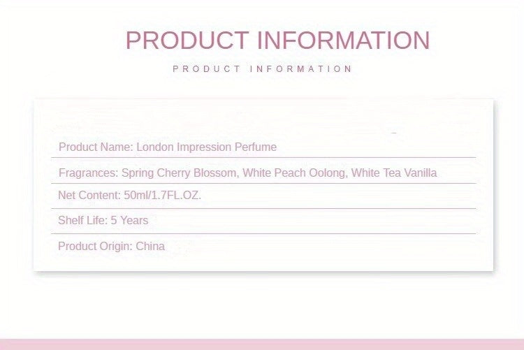 Honey Peach Cherry Blossom Perfume Spray For Women