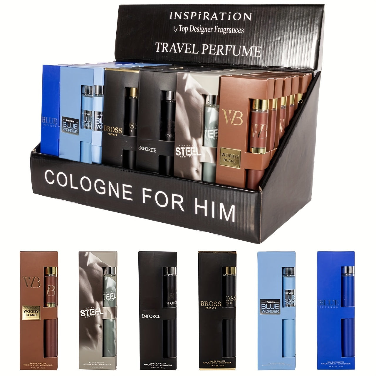 Men's Cologne Travel Perfume Set