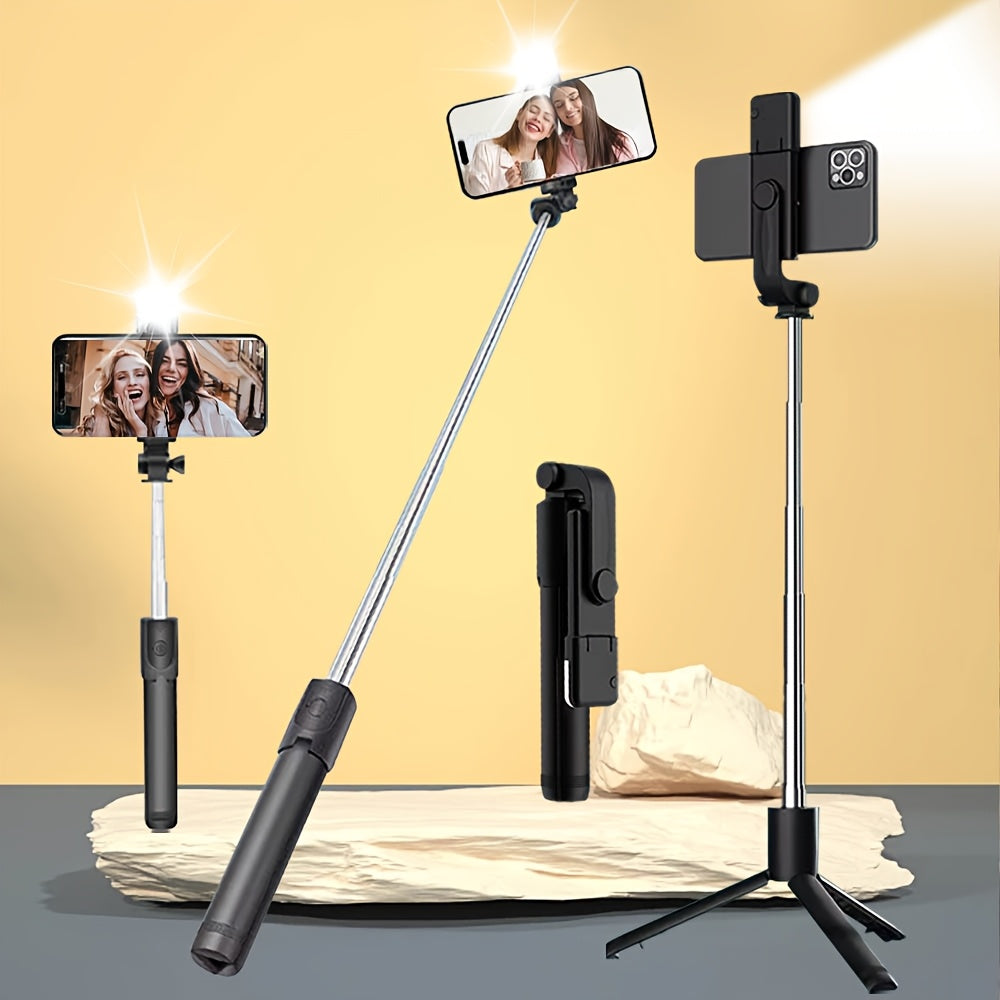 Universal 360° Rotatable Selfie Stick with Tripod Stand