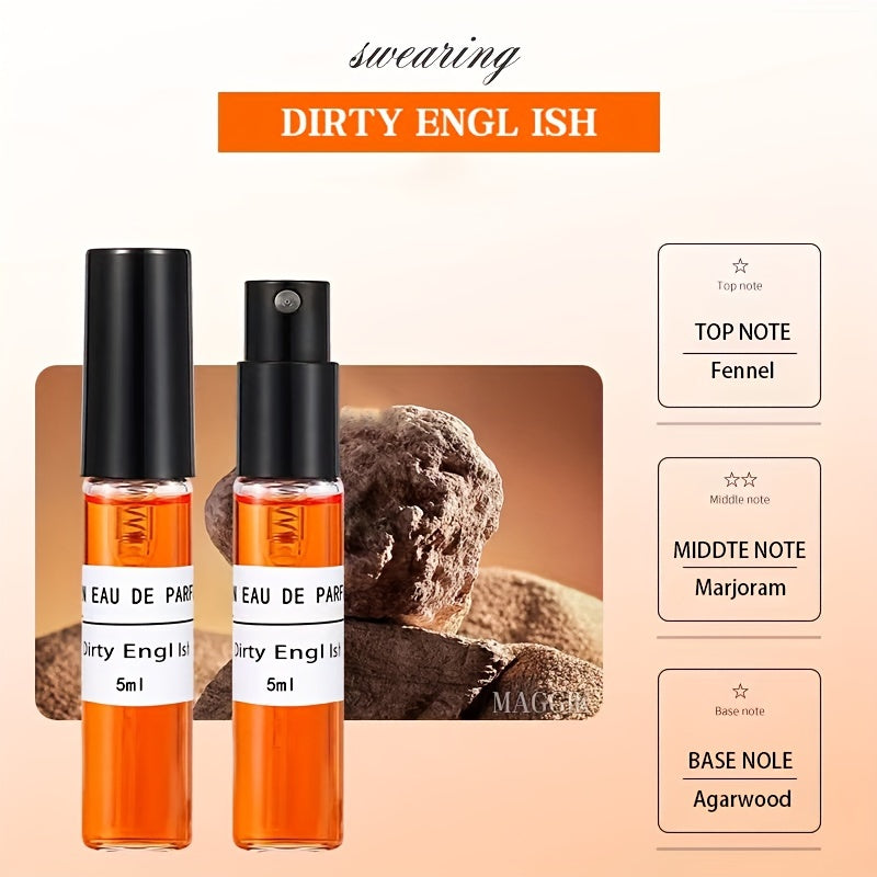 Men's Perfume Casual Daily Mini Perfume, 10 Mini Sprays (0.17 oz Each)