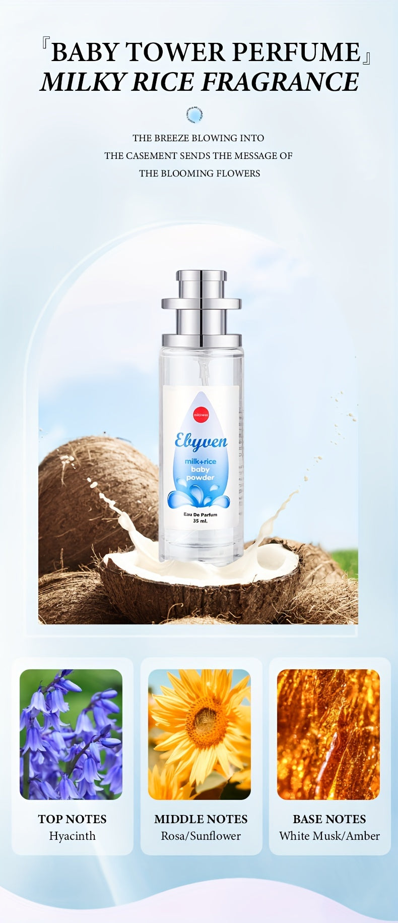 Elyuen Women's Perfume, Eau de Toilette