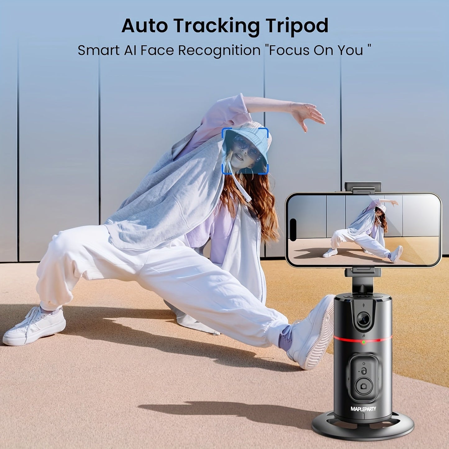 360° Face Tracking Auto Gimbal