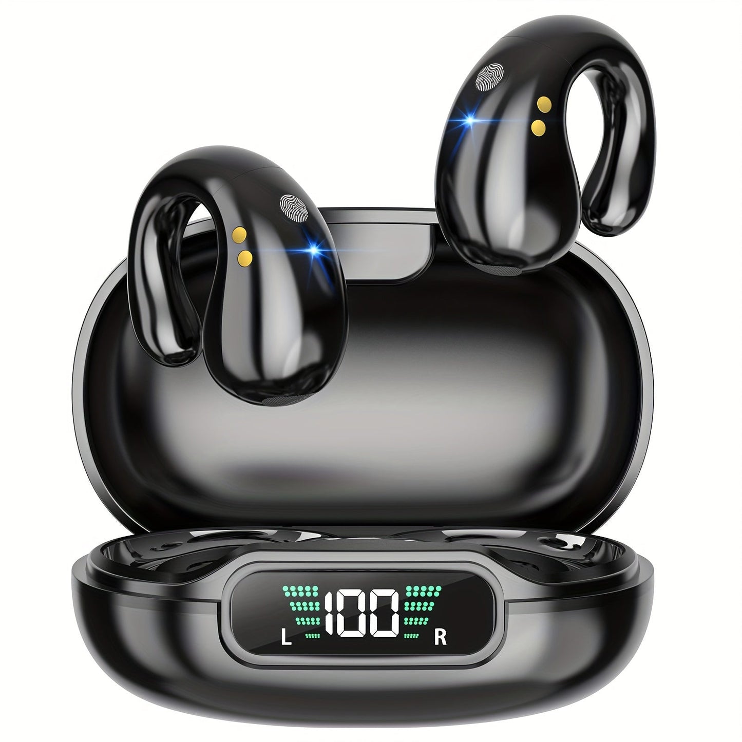 Wireless Earbuds 5.3 Sport Earphones Built-in Mic With Ear Hooks
