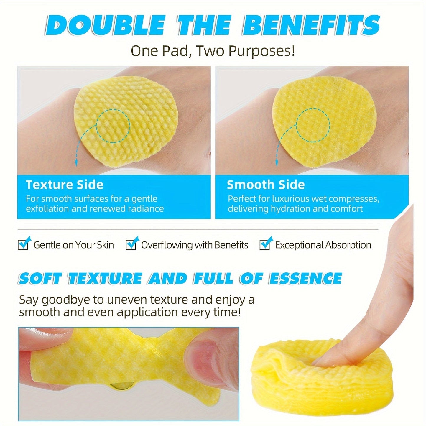 Turmeric Exfoliating Pads with Kojic Acid
