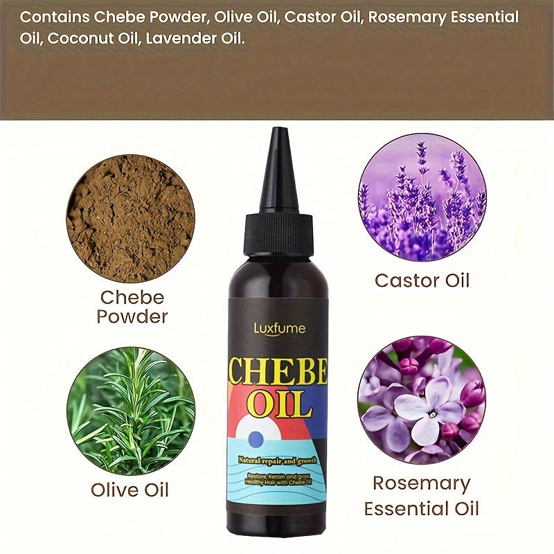 Natural Chebe Oil For Hair Care With Rosemary Oil