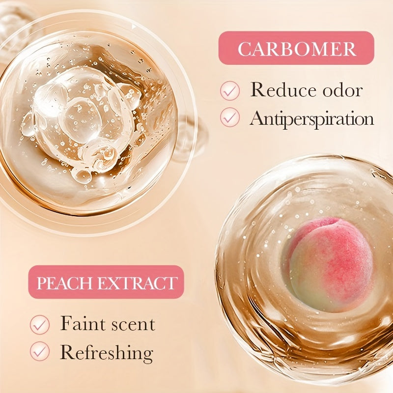 Refreshing Honey Peach Body Perfume, Roll Deodorant Balm Solid For Women 40ml