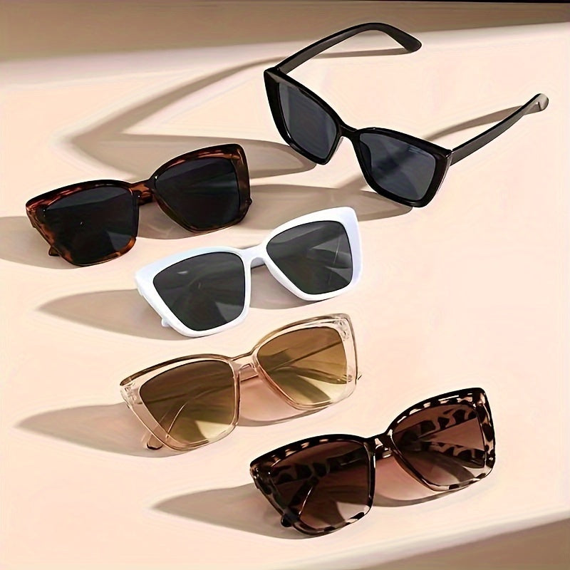 Women's 5-Piece Cat-Eye Glasses Set