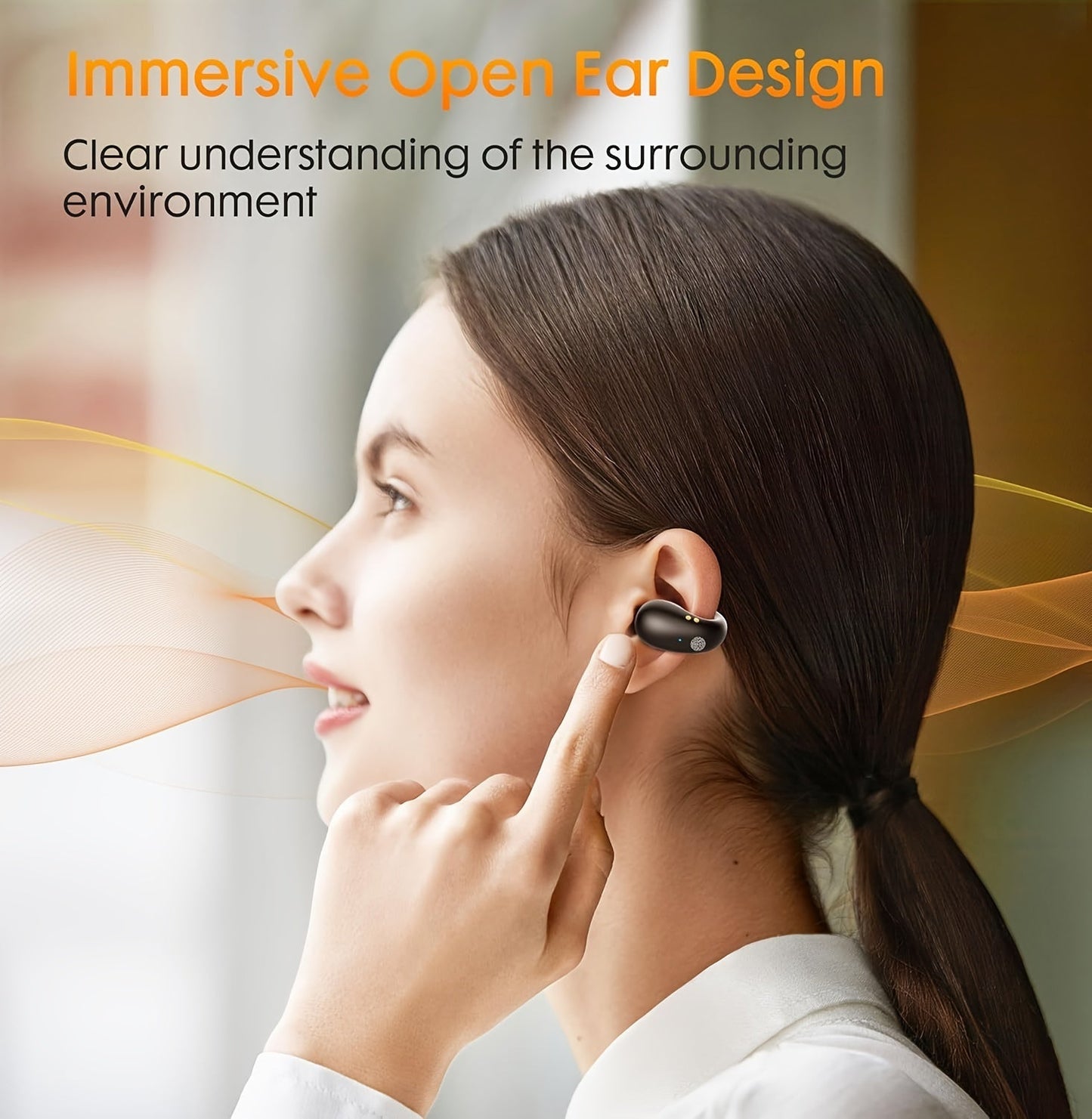 Wireless Earbuds 5.3 Sport Earphones Built-in Mic With Ear Hooks