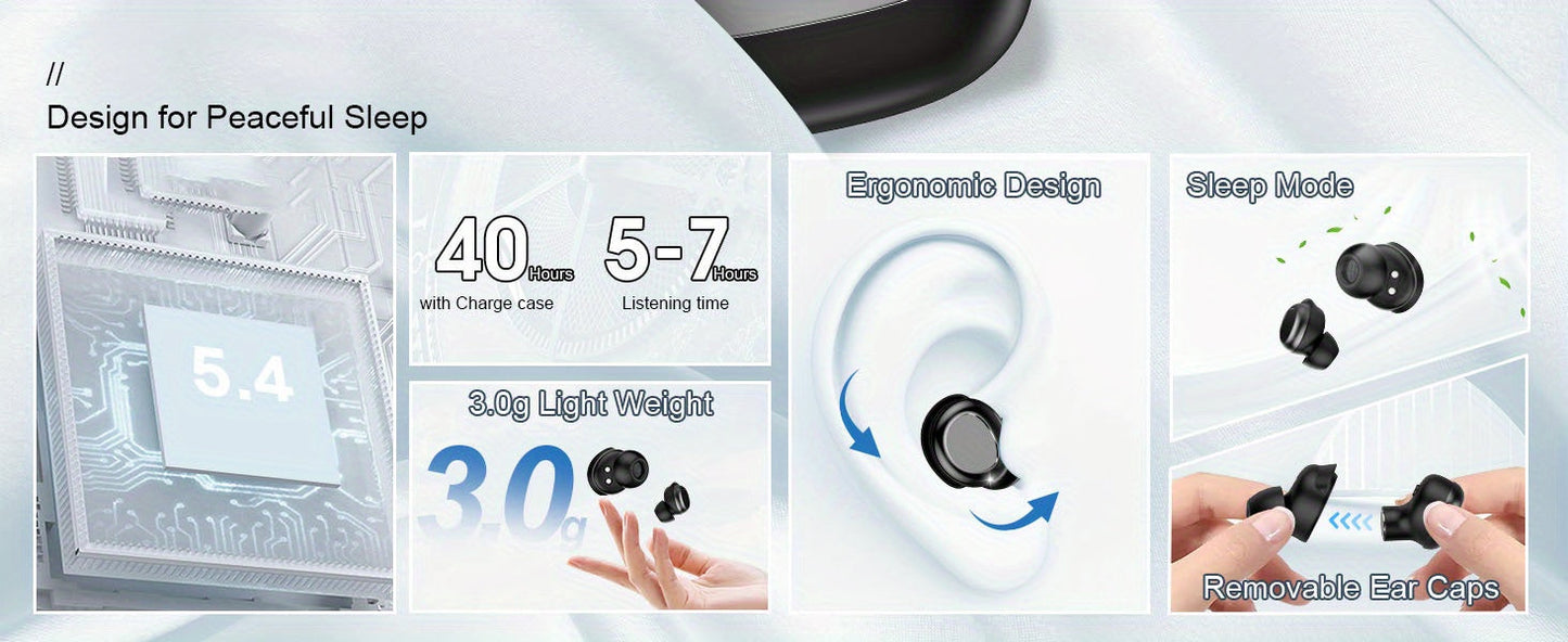 Sleep Headphones in Ear Light Weight Headphones