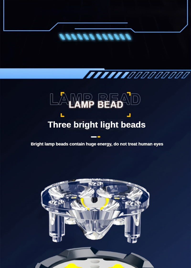Mini LED USB Rechargeable Flashlight