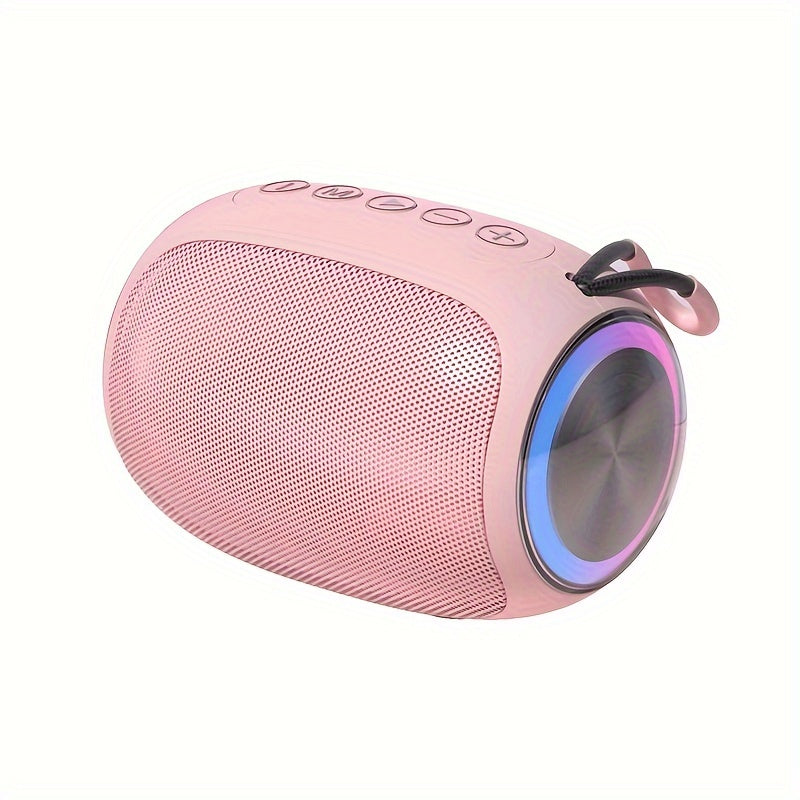 FOUBEAK 15W Stereo Portable Wireless Speaker, Speaker With LED Light, TWS, Outdoor Party Beach Camping Portable Speaker Holiday Gifts