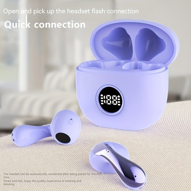Wireless Earbuds with LED Power Display Case