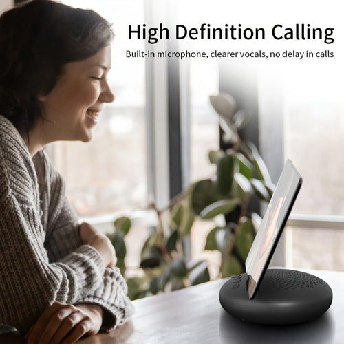 Portable Wireless Speaker, Multifunctional TWS Speaker Can Be Used As Phone Holder, With Two Slot Pen Holder, BT 5.3