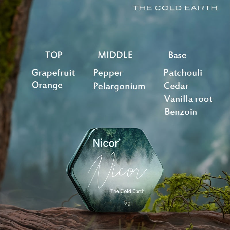 Invigorating Solid Perfume Balm for Men