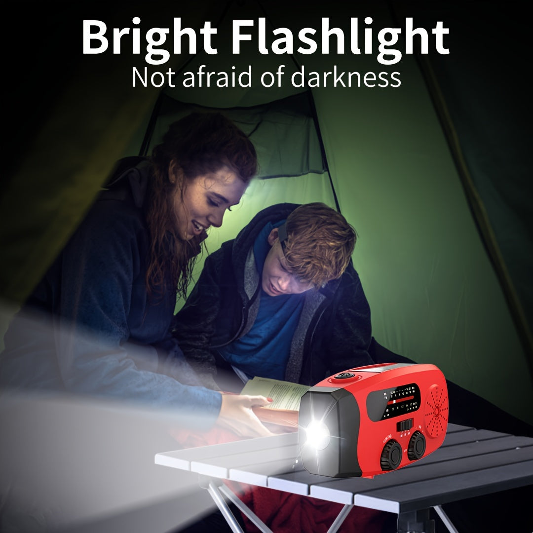 2000mAh Emergency Power Hand Crank Radio - Home Audio Compact Radios
