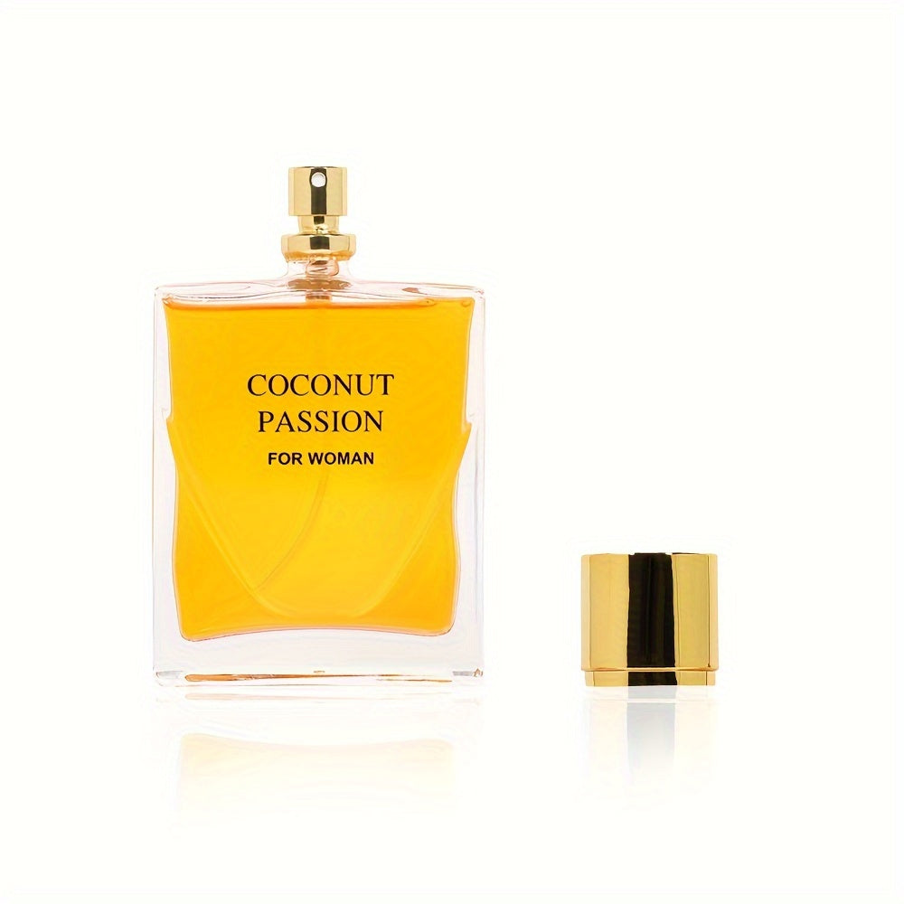 3.38oz Eau De Parfum For Women with Lasting Coconut, Vanilla, Chamomile Fragrance
