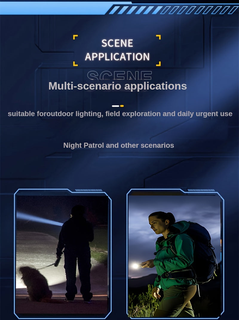 Mini LED USB Rechargeable Flashlight