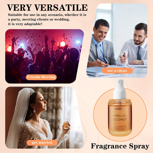 Vanilla Coconut Hair And Body Fragrance Spray