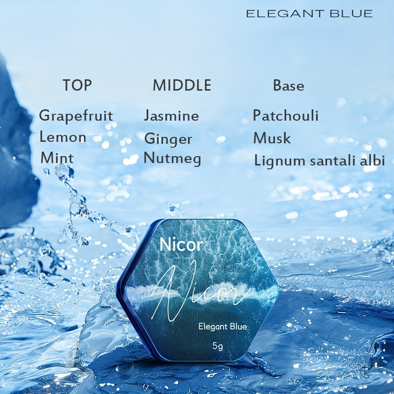 Invigorating Solid Perfume Balm for Men
