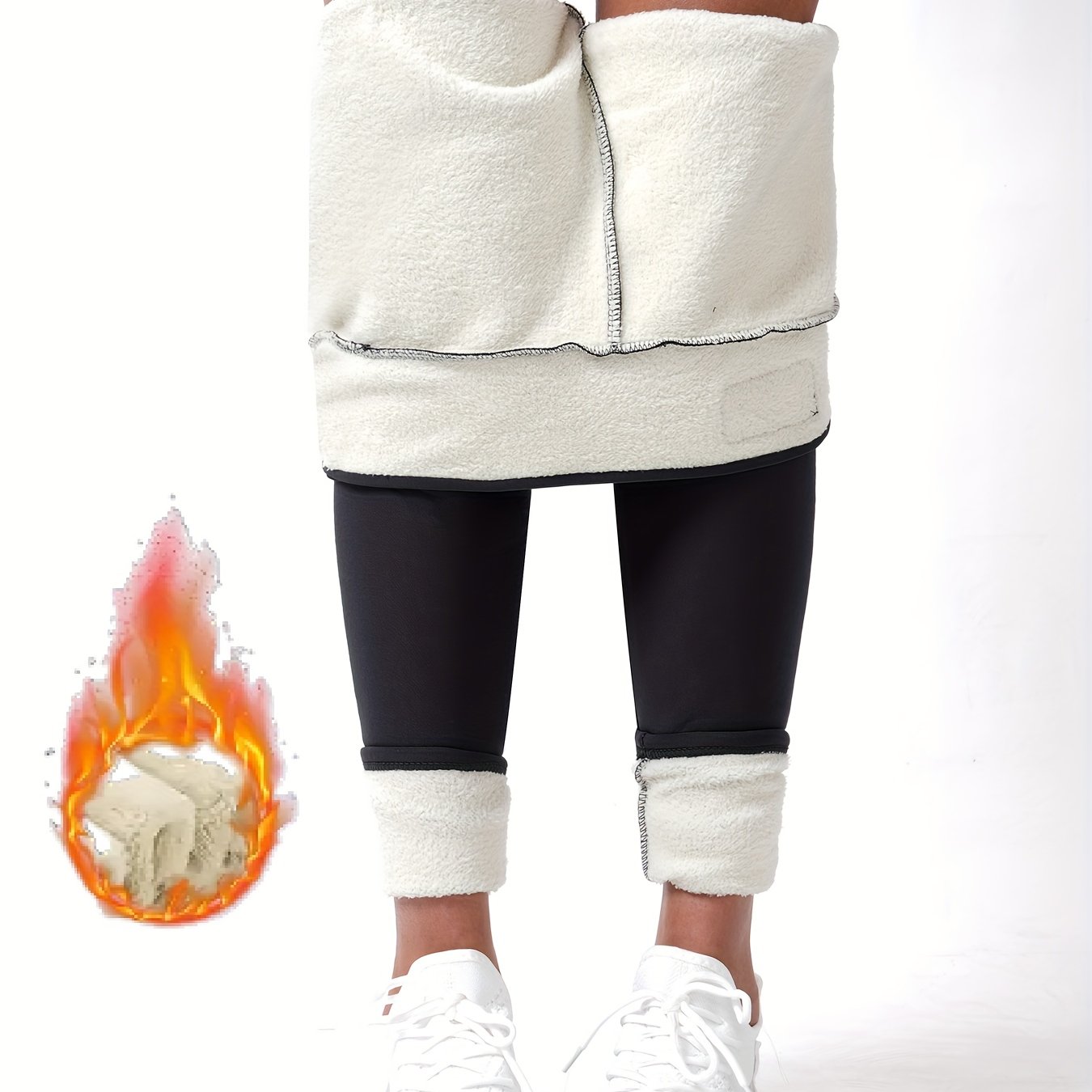 Women's Fleece-Lined Thick Winter Leggings