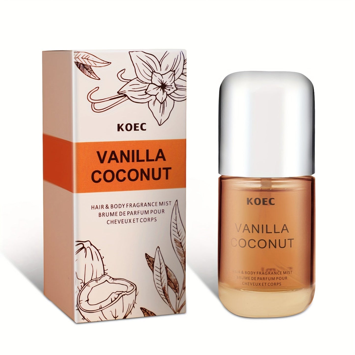 Vanilla Coconut Hair And Body Fragrance Spray