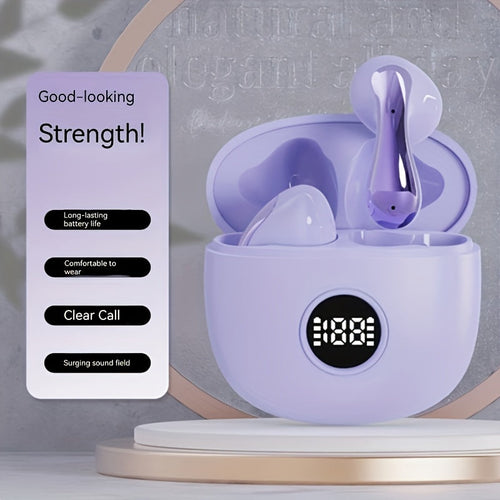 Wireless Earbuds with LED Power Display Case