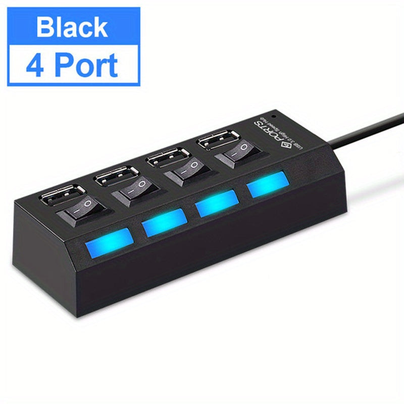 7 Ports/4 Ports LED USB 2.0 Adapter Hub