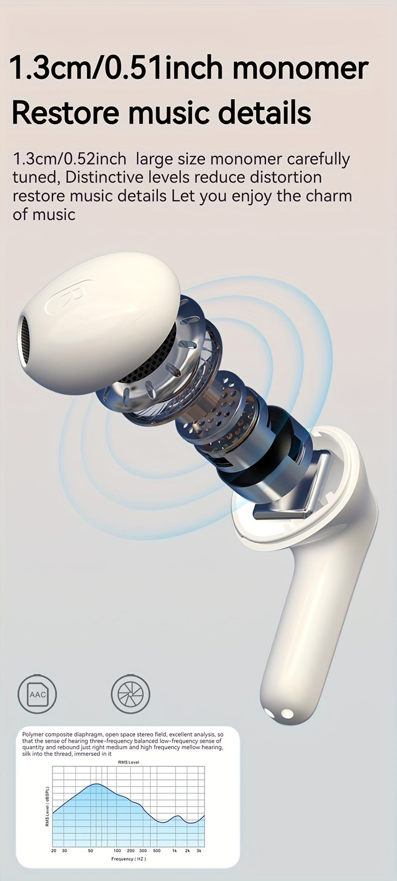 Wireless Sports Earbuds with Noise-Cancelling Mic