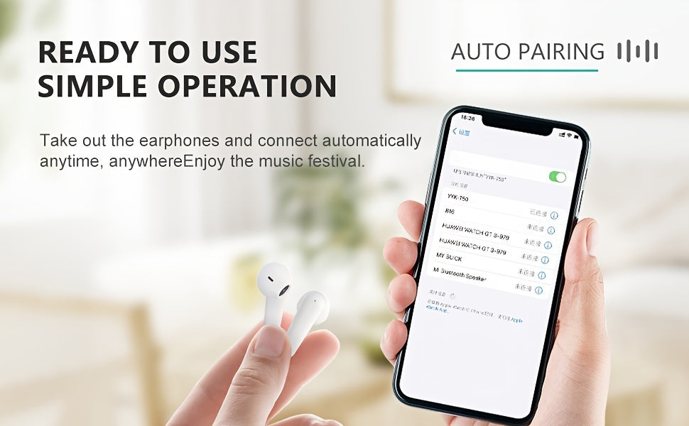 40H Long-Lasting Wireless Earbuds