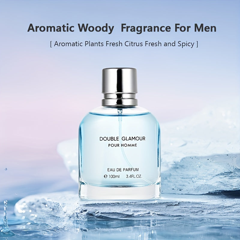 3.38oz Eau De Parfum For Men With Aromatic Woody Notes