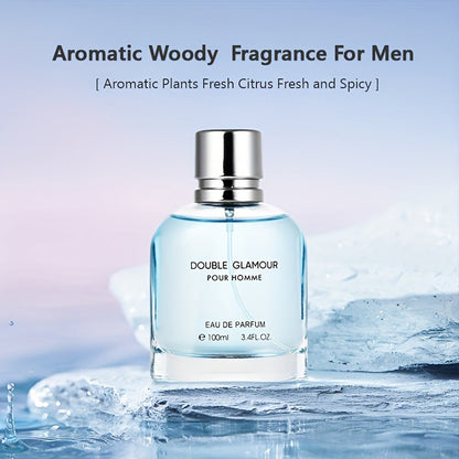 3.38oz Eau De Parfum For Men With Aromatic Woody Notes
