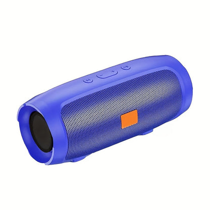 Wireless 3D Surround Sound Portable Outdoor Subwoofer with Charging Cable, Auxiliary Cable, TWS Stereo, Pole, Hands-free Call