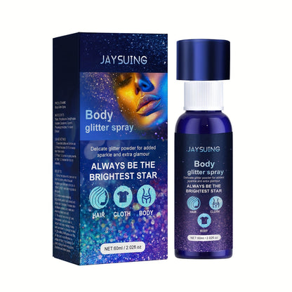 Facial, Body, Collarbone Hair Highlight Glitter Spray