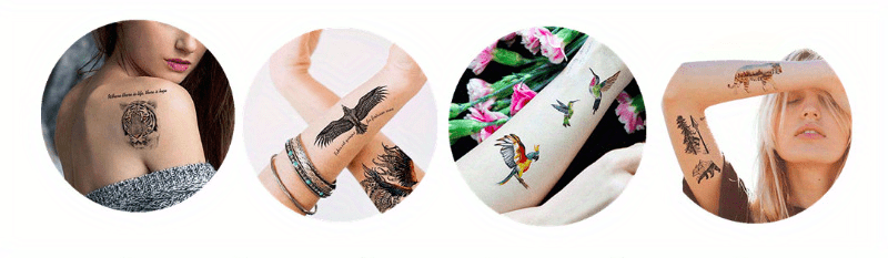 Temporary Tattoo Ink And Stencils