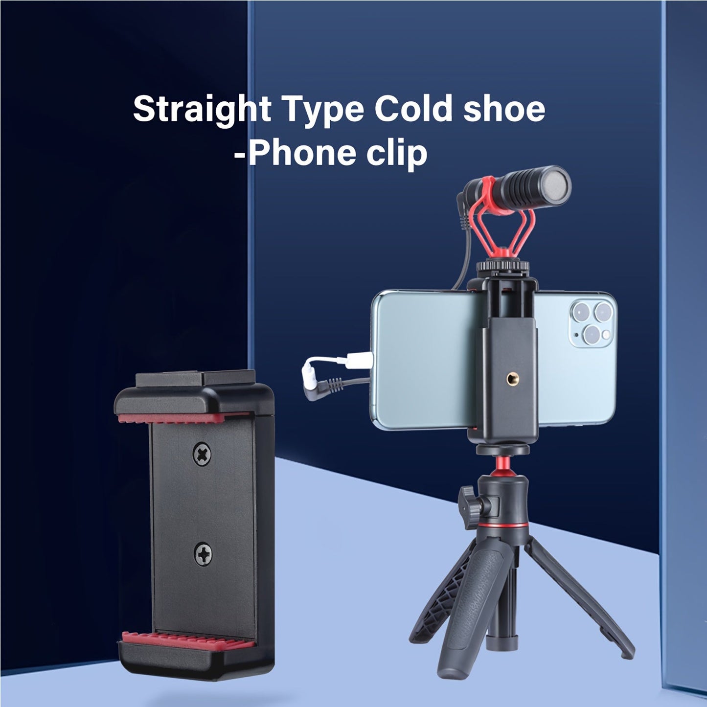 Pan-Handle Ball Head Tripod Mount with Cold Shoe Adapter