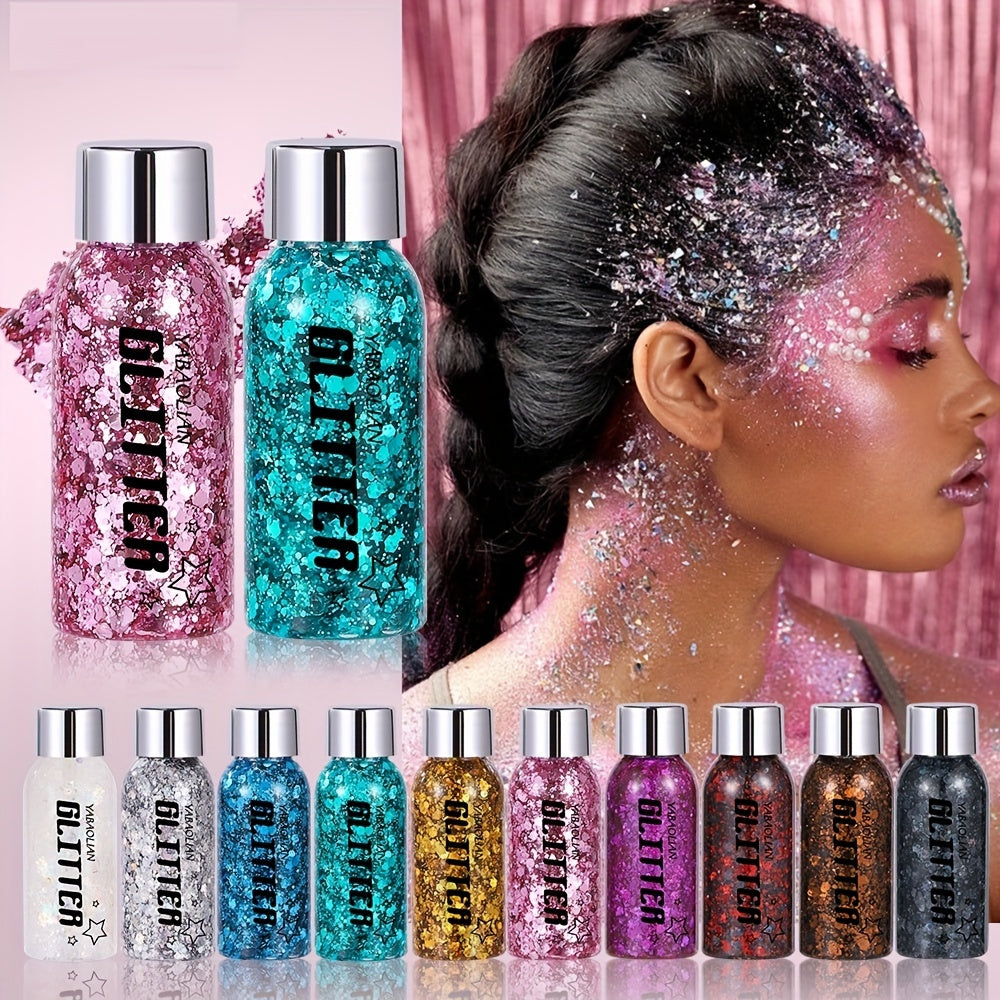Long Lasting Mermaid Sequins Body Glitter Gel