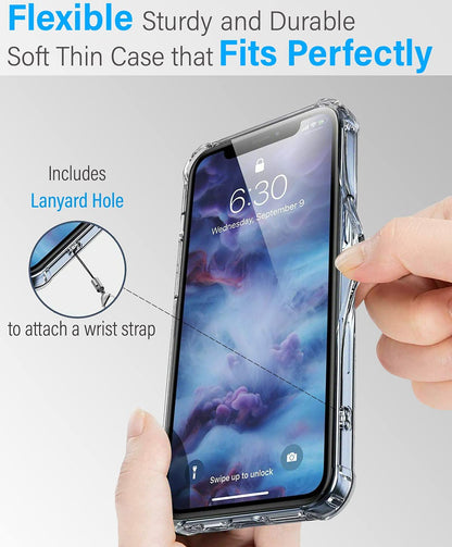 Clear Shockproof Silicone Phone Case