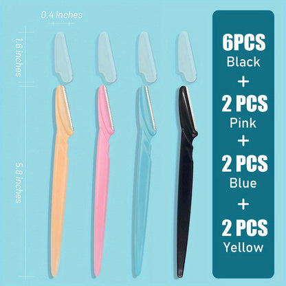 12PCS Eyebrow Razor Set
